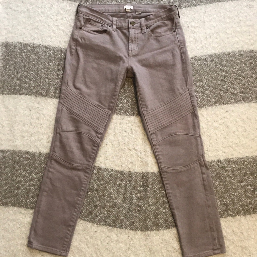 J CREW MOTO JEANS